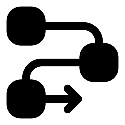 Structured workflow icon