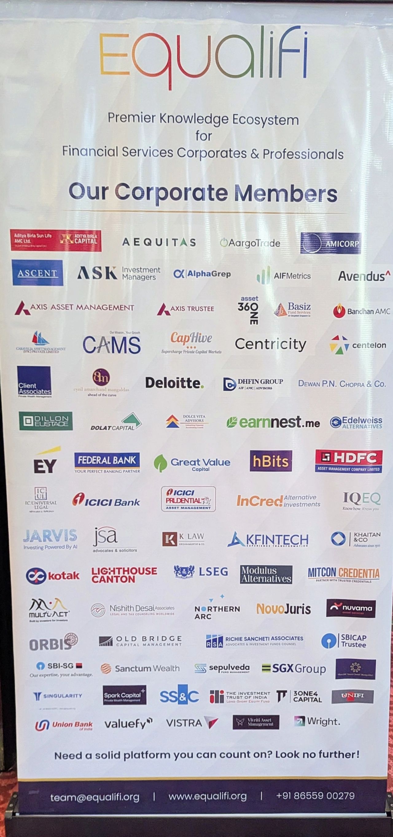 Great Value Capital representatives with EqClique at the Summit